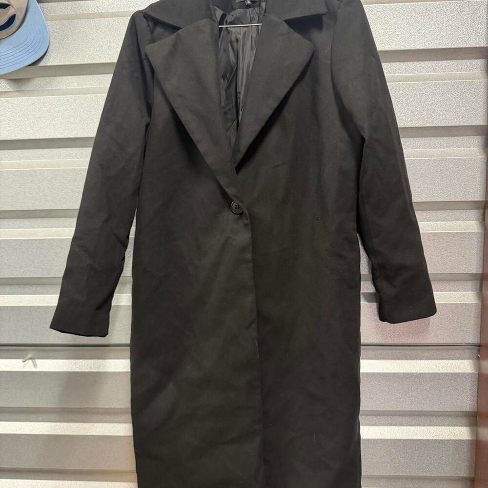 Fashion-nova Women's Black and Brown Coat